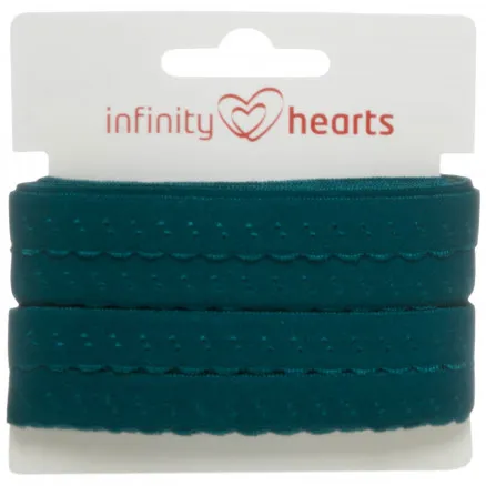 Infinity Hearts Spetsband Polyamid 20mm 369 Petroleum - 5m