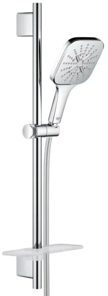 Grohe Rainshower SmartActive 130 Cube -duschset, 3 stråltyper, krom