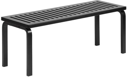 artek 153 Bänk Storlek A L112,5 cm Svart Lackad Björk