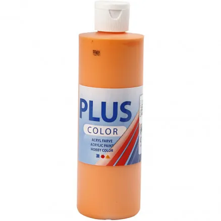 Plus Color hobbyfärg, pumpa, 250 ml/1 fl.