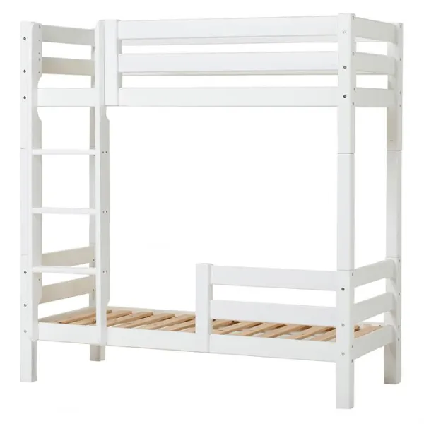Hoppekids ECO Luxury hög våningssäng med stege och säkerhetsräcke - 70 x 160 cm