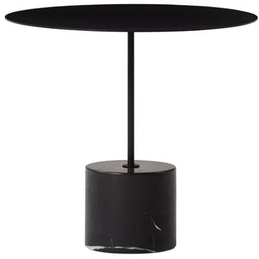 Wendelbo Calibre Lågt Sidobord Svart/Svart Marmor