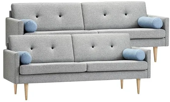 Stouby Jive soffgrupp 2+3 personer med MainLine Flax-tyg