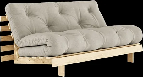 Karup Design Roots Bäddsoffa M. Madrass 160x200 914 Lin/Furu