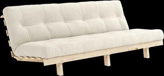 Karup Design Lean Bäddsoffa med Alpha Madrass 130x200 Lin/Raw