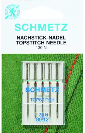 Schmetz Symaskinsnålar Topstich 130N Str. 90 - 5 st