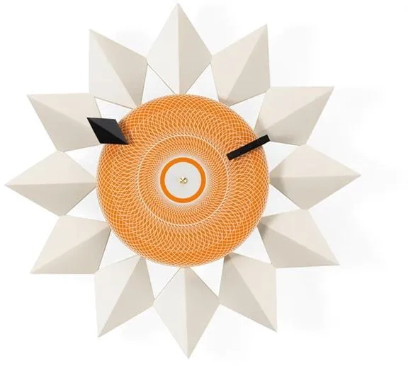 Vitra Diamond Markers Clock Klocka Vit
